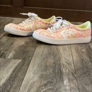 Converse pastel flower sneakers